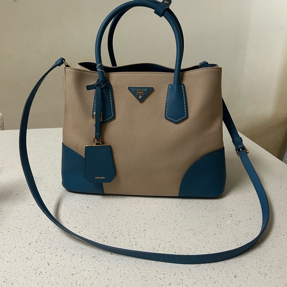 Prada Canapa Saffiano Bag